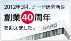 2012�N3���A�i�[�h�������͑n��40���N���}���܂����B