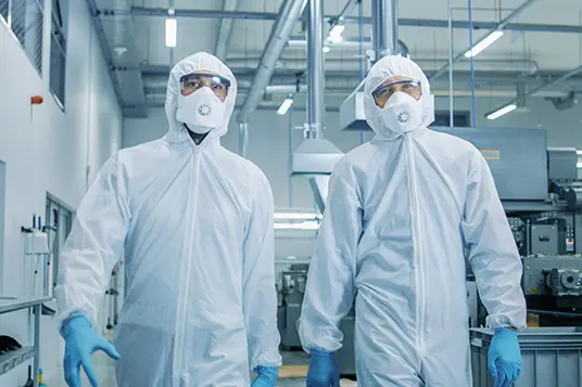 Low metallization (resist material and organic electronic materials)