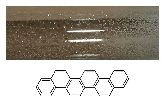 Phenacene sublimation under gas-flow